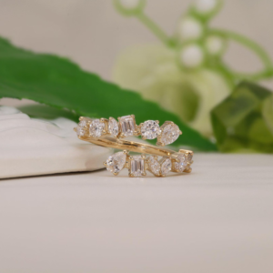 Multi Shape Open Wedding Band