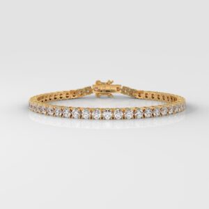 8CT Round Brilliant Cut Tennis Bracelet
