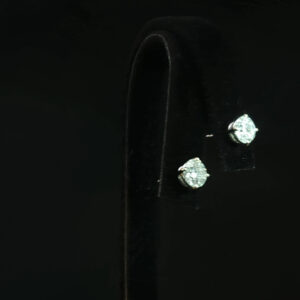 Round Cut Natural Diamond Stud Earrings with 2.20 CTW