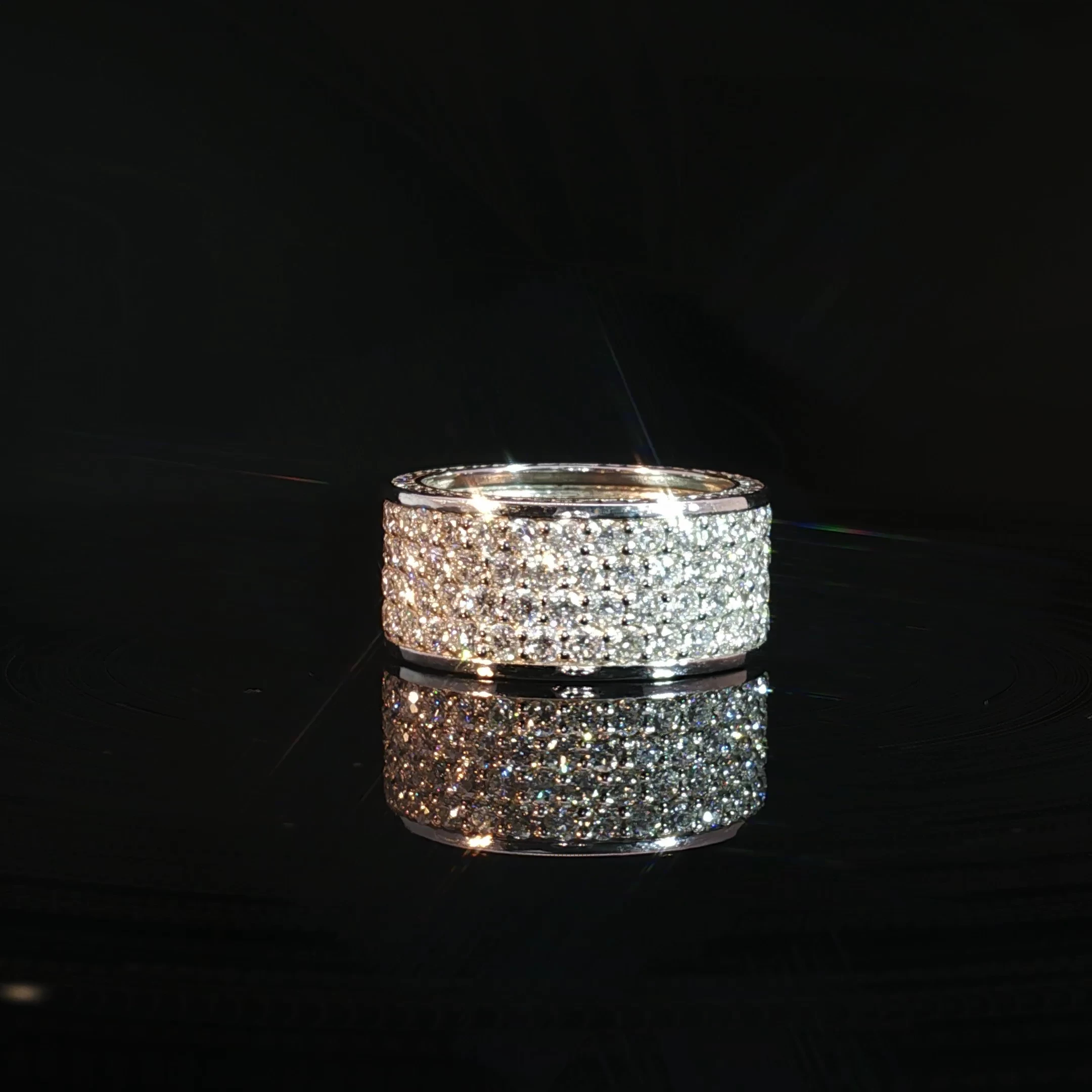 14K Gold Full Eternity Band with 11.56CT Diamonds - Image 2